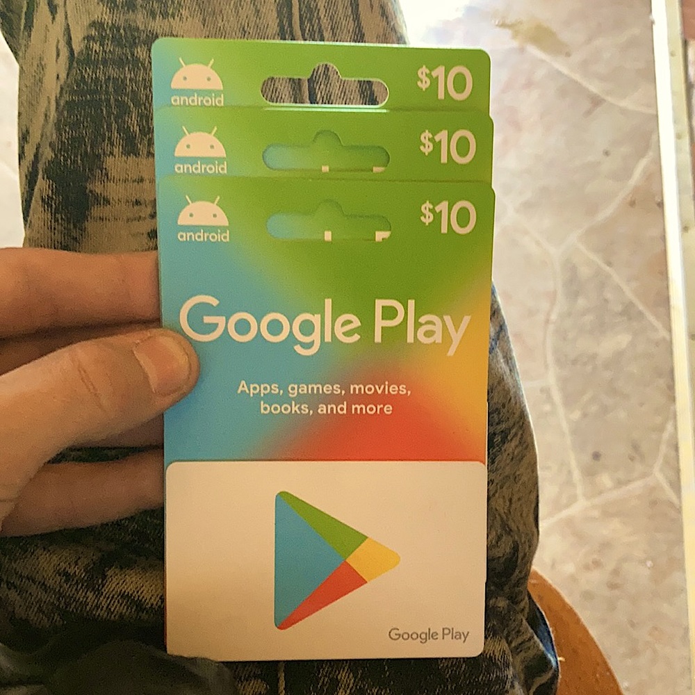 Google Play Gift Cards For Android Only!